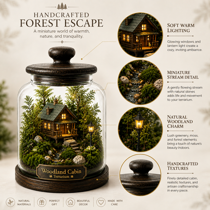 Woodland Cabin Terrarium
