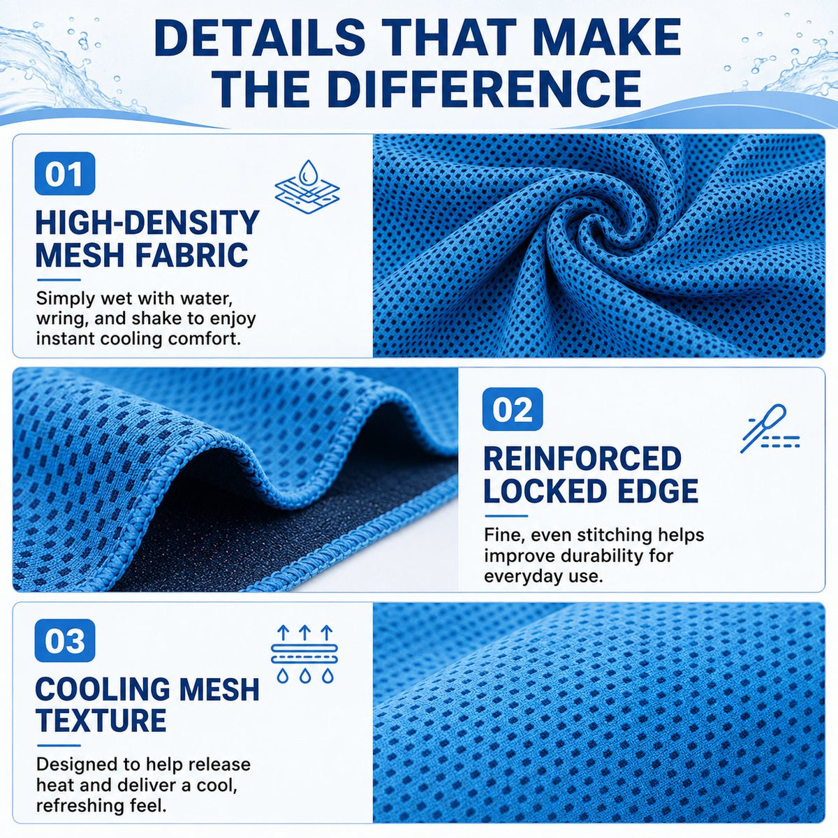 🏃❄️Cold Sweat Towel You Can Use Anywhere, Anytime! Reusable Soft Absorbent Cooling Portable
