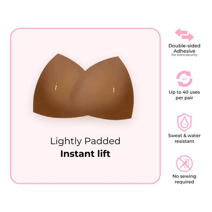 🩷Last Day 50% OFF⏳-- Invisible Lift - Patented Sticky Fashion Bra Inserts Prevents Nipple Slips No Sewing Required Low Cut Tops Womenswear