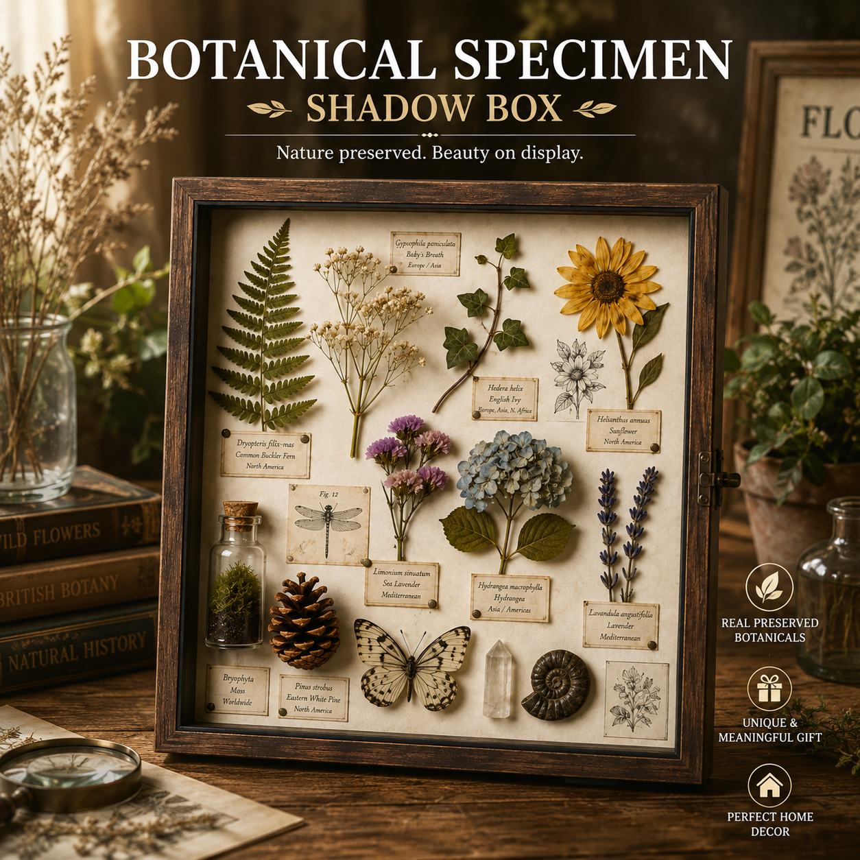 Botanical Specimen Shadow Box