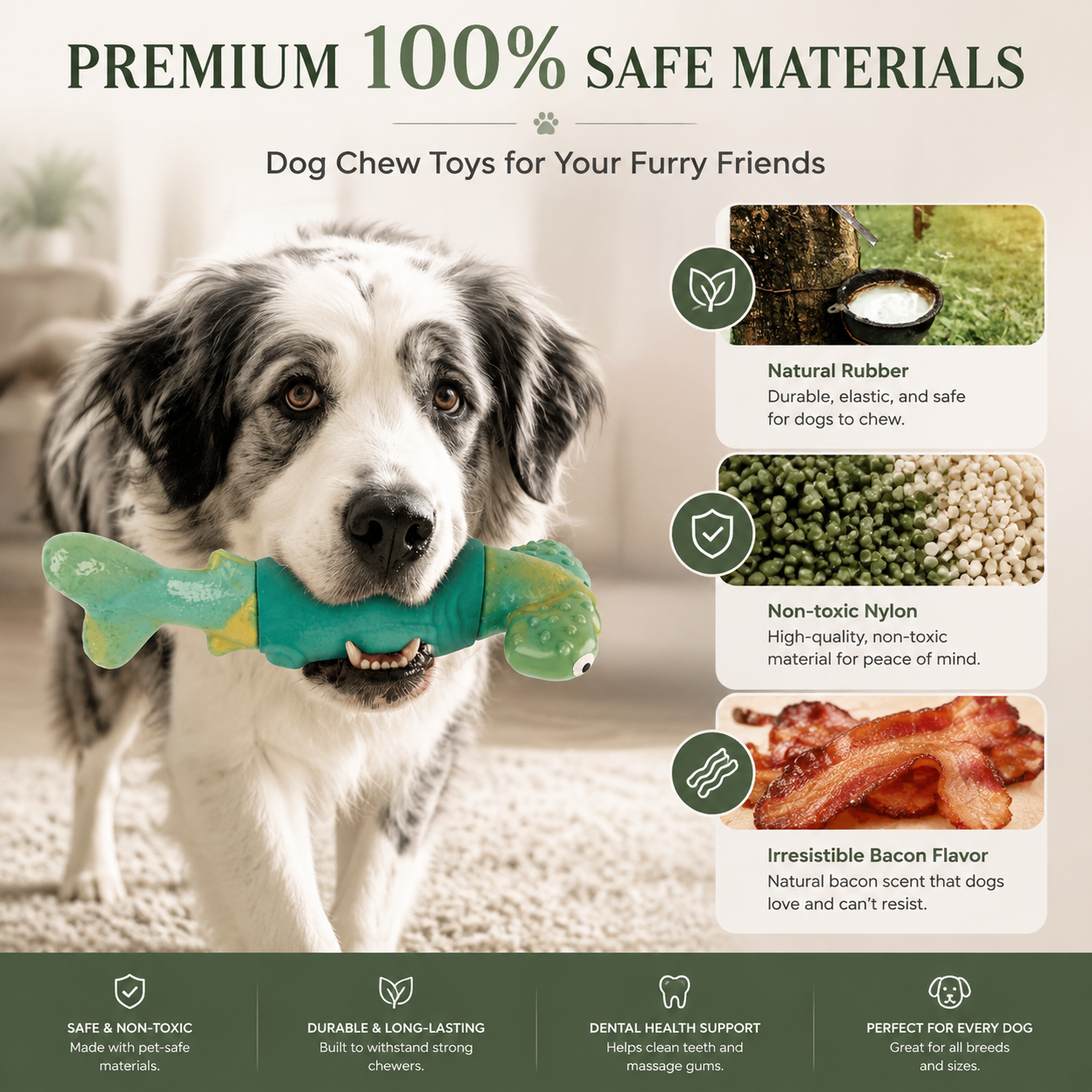 Delvaniq®Hammerhead Shark Dog Chew Toy