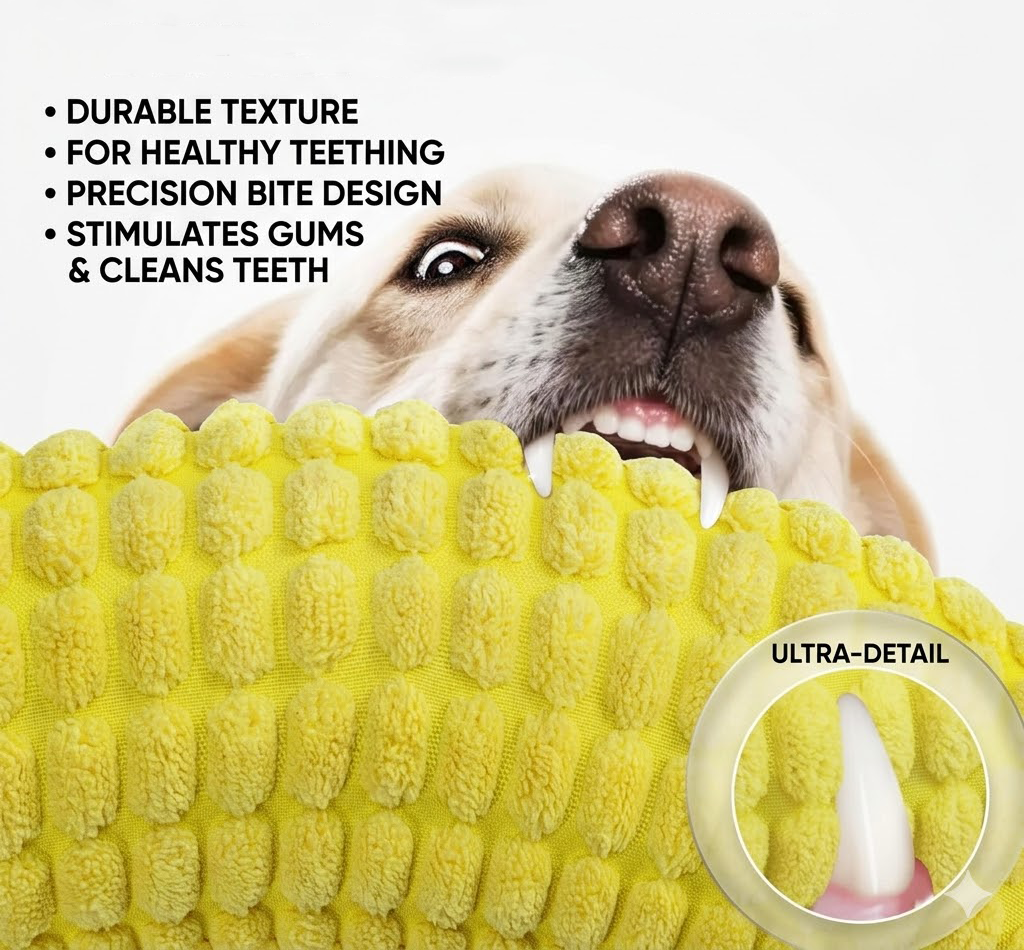 Delvaniq®Heavy Duty Indestructible Squeaky Goose Plush Dog Toy