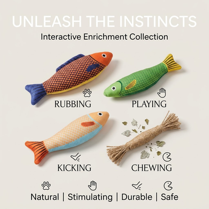 Delvaniq® Interactive Crinkle Cat Toy