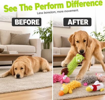 Delvaniq®Tough Chew Plush Dog Toy