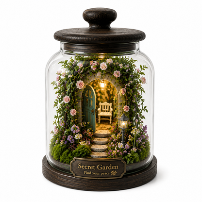 Secret Garden Glass Diorama