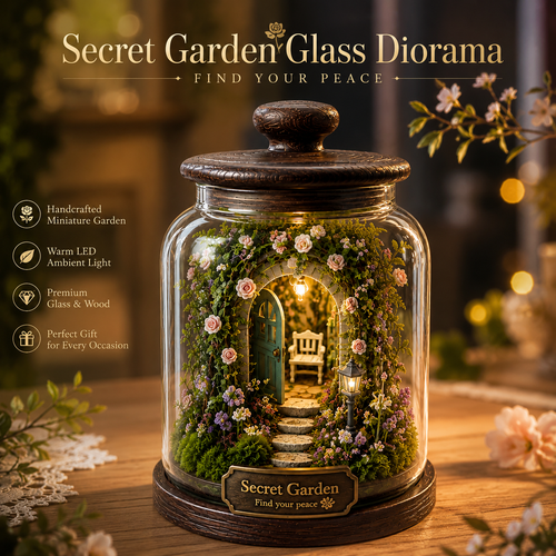 Secret Garden Glass Diorama