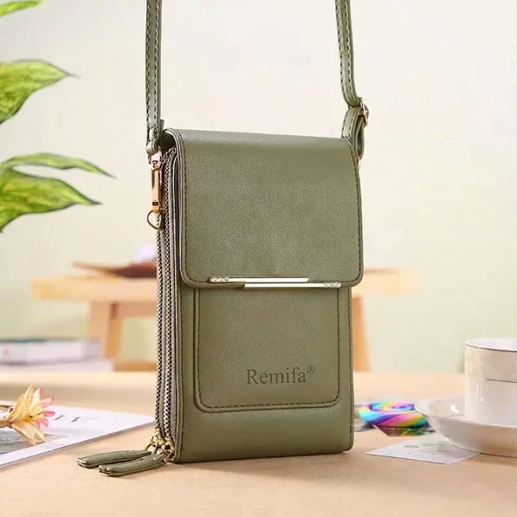 🔥Final 3 Hours: 60% OFF Remifa®2026 Trendy Minimalist Elegant Women's Touchscreen Crossbody Phone Wallet