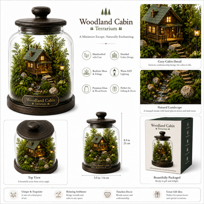 Woodland Cabin Terrarium