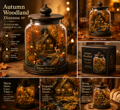 Autumn Woodland Diorama