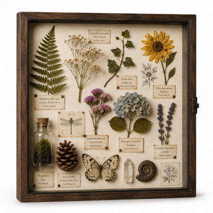 Botanical Specimen Shadow Box