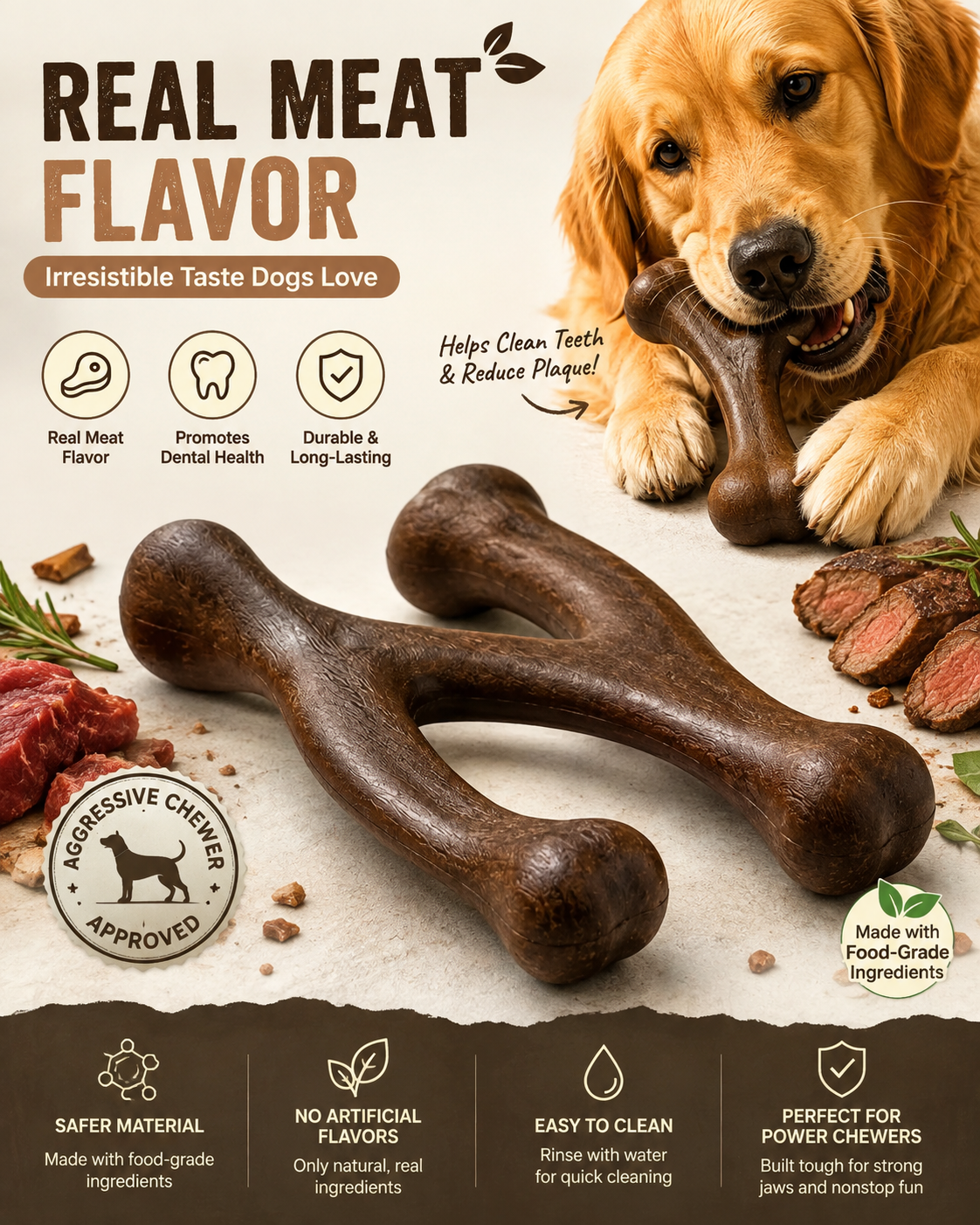 Delvaniq®Ultra-Durable Dog Chew Toy