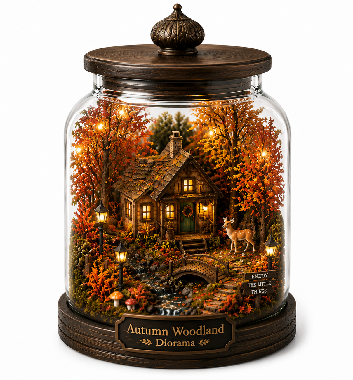 Autumn Woodland Diorama