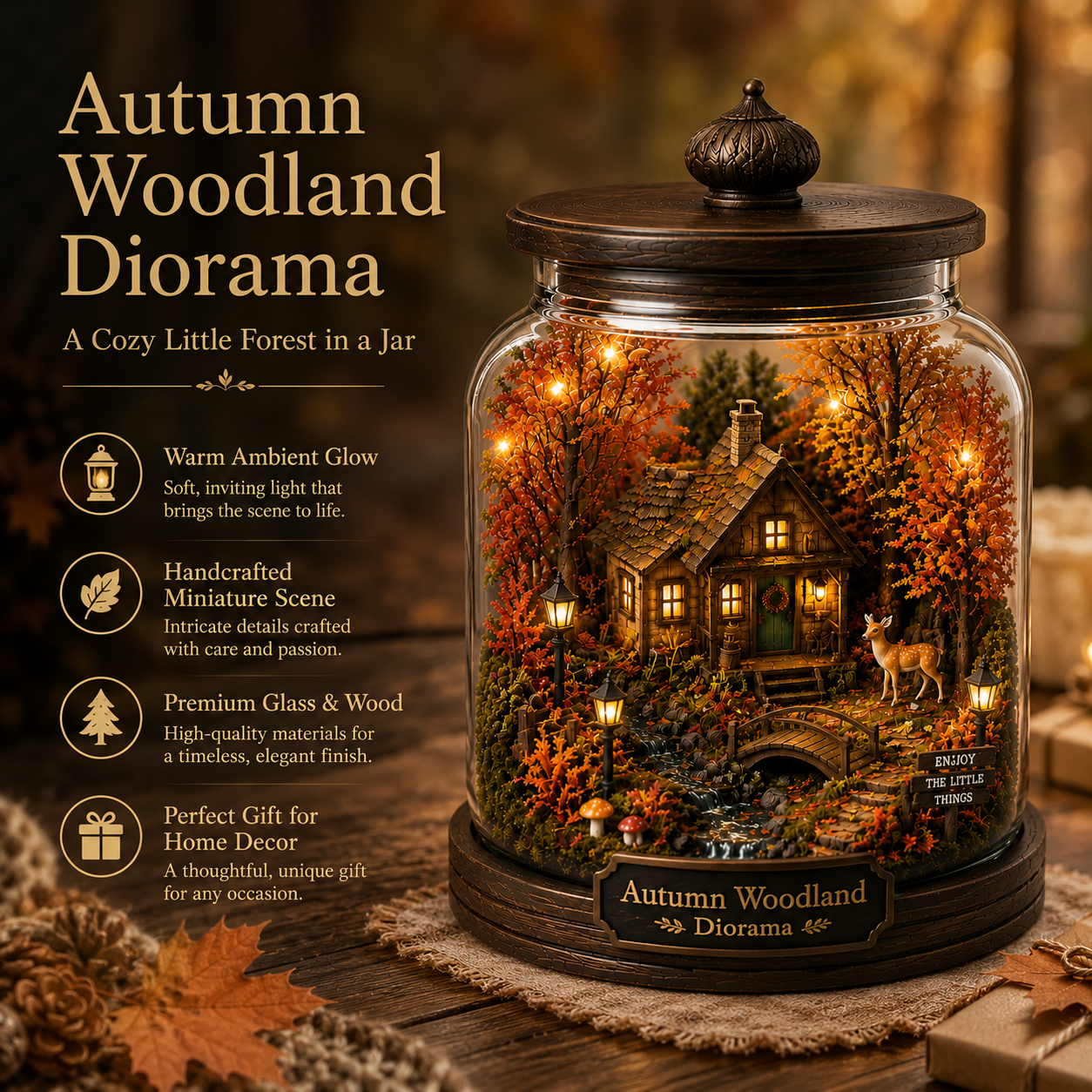 Autumn Woodland Diorama