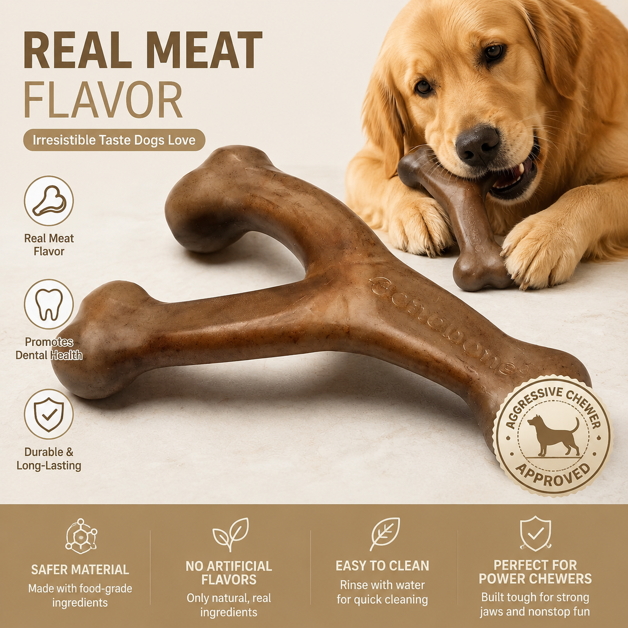 Delvaniq®Ultra-Durable Dog Chew Toy