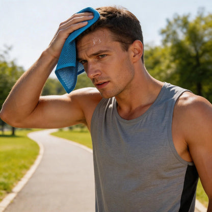 🏃❄️Cold Sweat Towel You Can Use Anywhere, Anytime! Reusable Soft Absorbent Cooling Portable