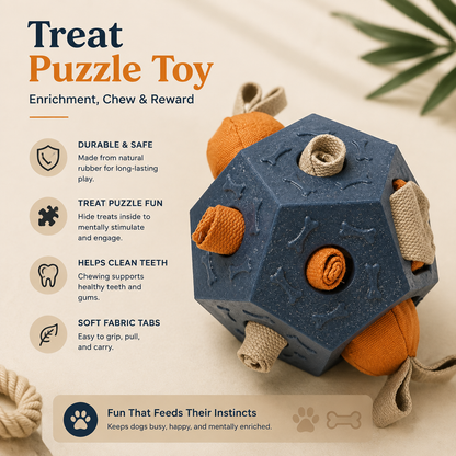 Delvaniq®Interactive Treat Puzzle Toy for Dogs